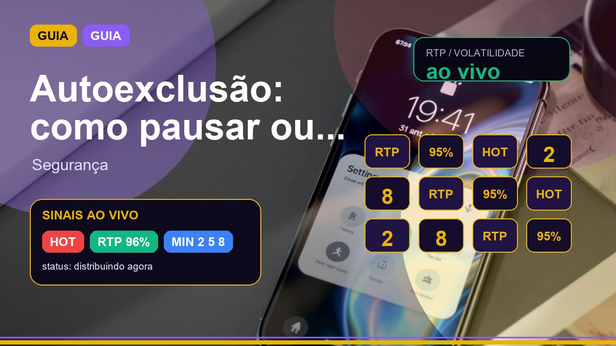 Tela de bloqueio responsavel com calendario de pausa e interface de configuracoes.