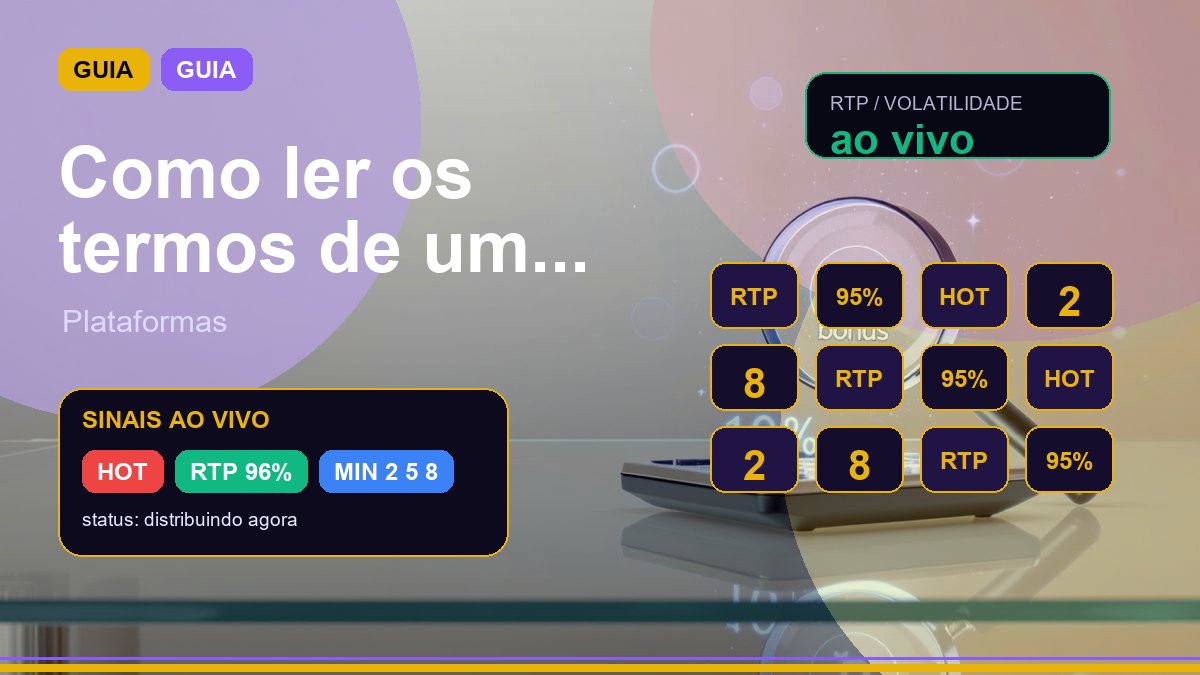 Termos de bonus marcados com lupa, calculadora e alertas visuais discretos.