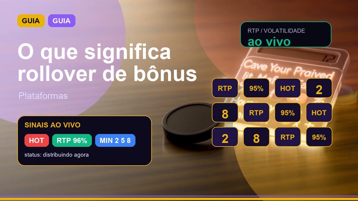 Cartao de bonus com calculadora, termos destacados e fichas organizadas em uma mesa editorial.