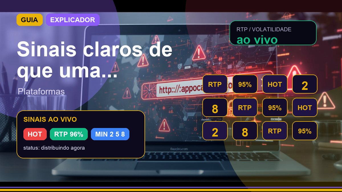 Interface suspeita com sinais de alerta, dominio falso e cadeado quebrado.