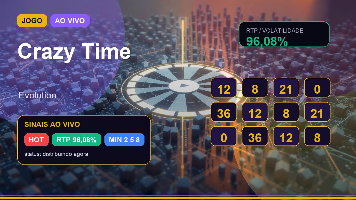 Roda de game show colorida com palco circular e luzes de estudio.