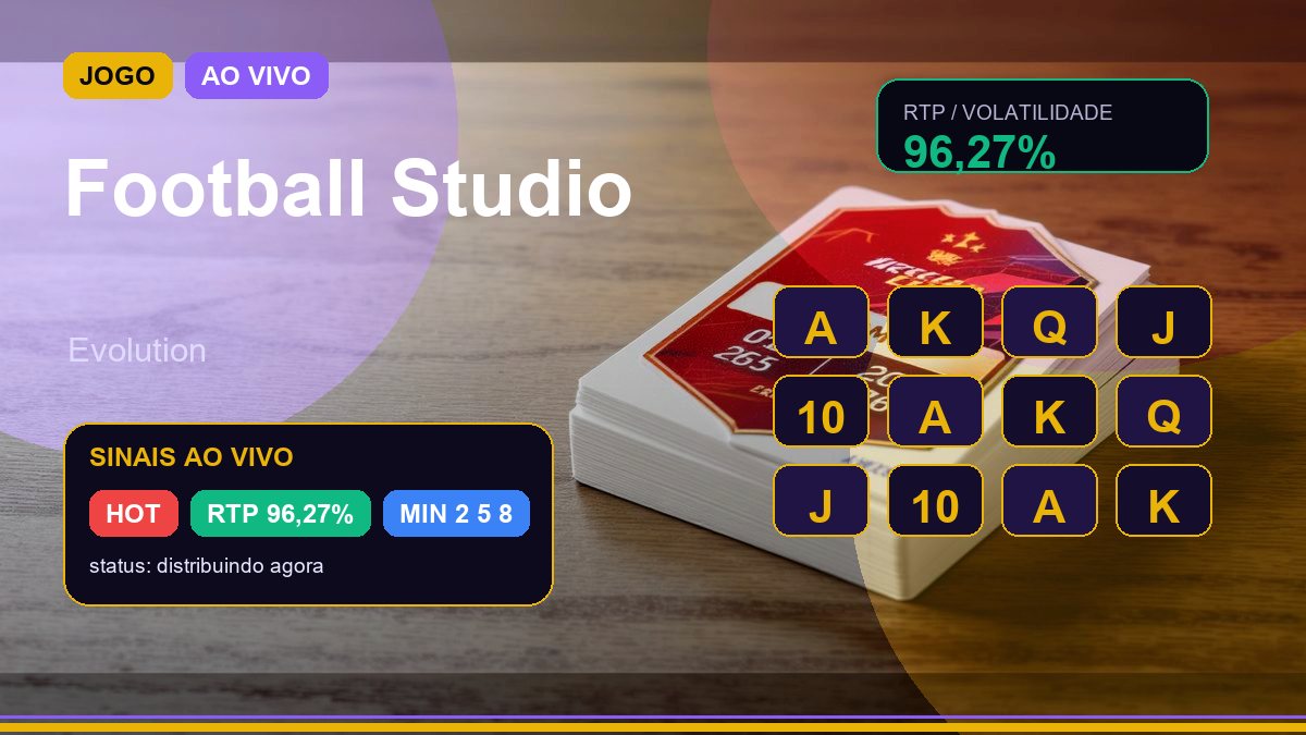 Cartas de futebol em mesa de estudio com placar home e away.
