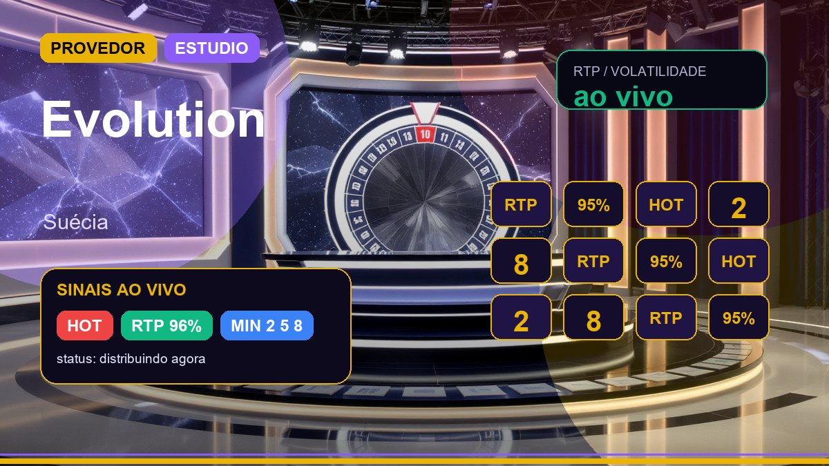 Estudio premium de cassino ao vivo com roleta, cartas e iluminacao profissional.